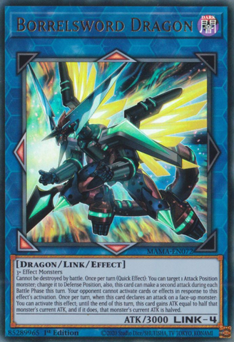 Borrelsword Dragon [MAMA-EN072] Ultra Rare Yu-Gi-Oh!