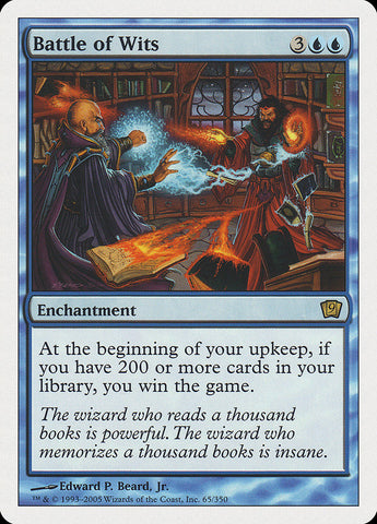 Battle of Wits [Ninth Edition] Magic: The Gathering