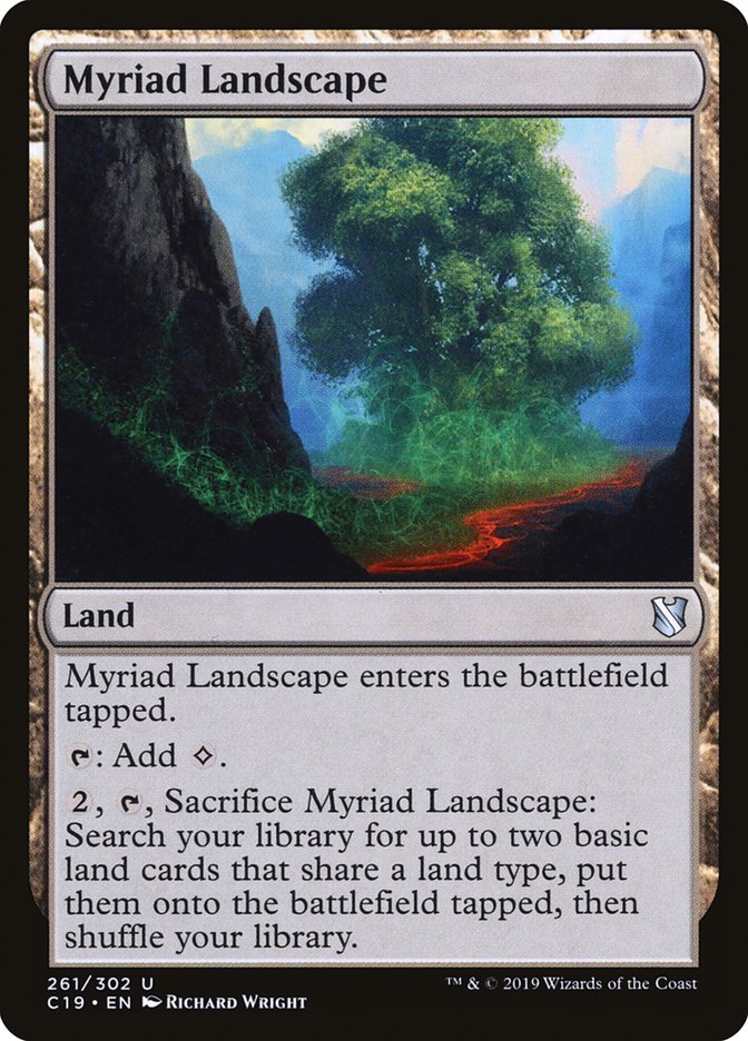 Myriad Landscape [Commander 2019] Magic: The Gathering
