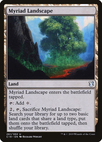 Myriad Landscape [Commander 2019] Magic: The Gathering