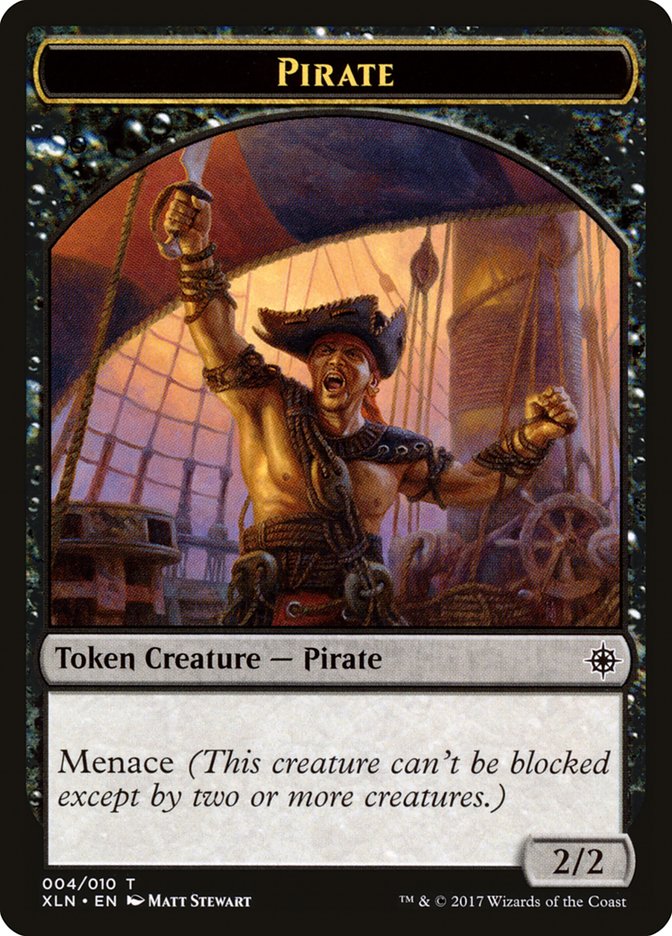 Pirate Token [Ixalan Tokens] Magic: The Gathering