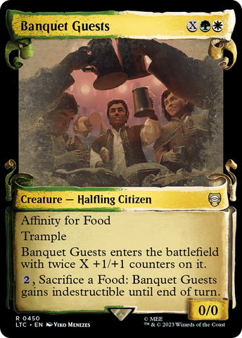 Banquet Guests [The Lord of the Rings: Tales of Middle-Earth Commander Showcase Scrolls] Magic: The Gathering