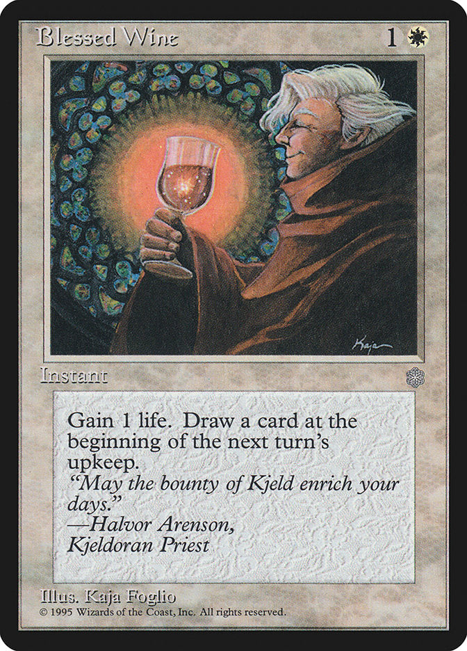 Blessed Wine [Ice Age] Magic: The Gathering