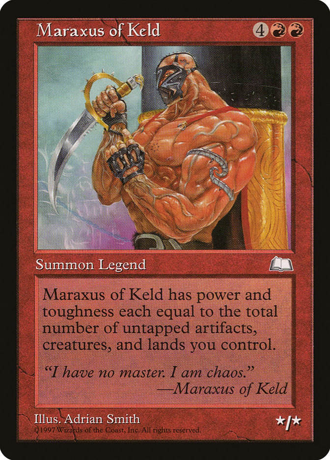 Maraxus of Keld [Weatherlight] Magic: The Gathering