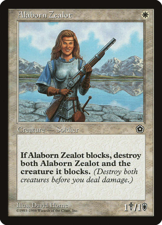 Alaborn Zealot [Portal Second Age] Magic: The Gathering