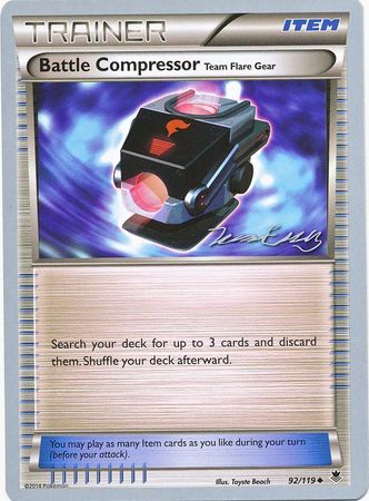 Battle Compressor (92/119) (Bebe - Jesper Eriksen) [World Championships 2016] Pokémon