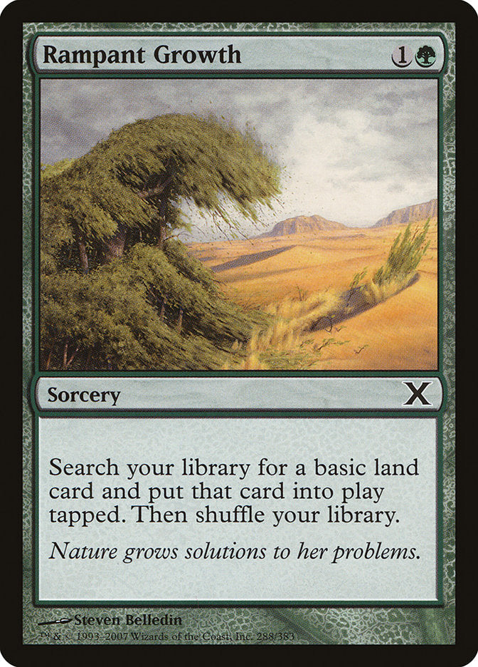 Rampant Growth [Tenth Edition] Magic: The Gathering