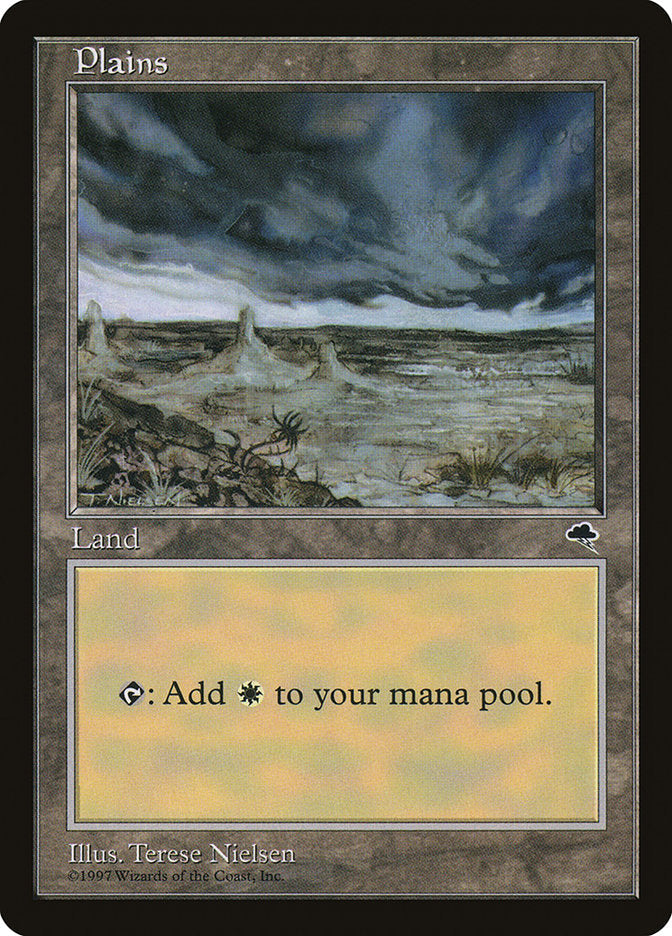 Plains (334) [Tempest] Magic: The Gathering