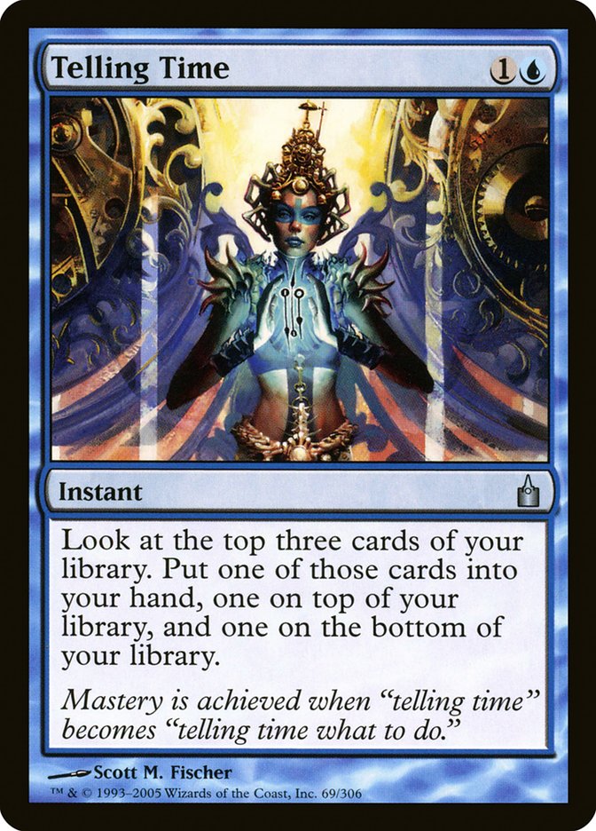 Telling Time [Ravnica: City of Guilds] Magic: The Gathering