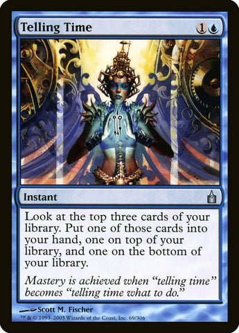 Telling Time [Ravnica: City of Guilds] Magic: The Gathering