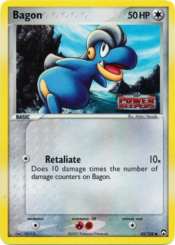 Bagon (43/108) (Stamped) [EX: Power Keepers] Pokémon