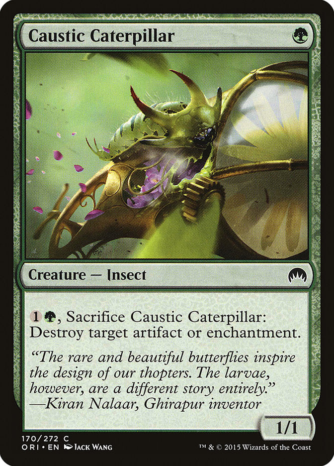Caustic Caterpillar [Magic Origins] Magic: The Gathering