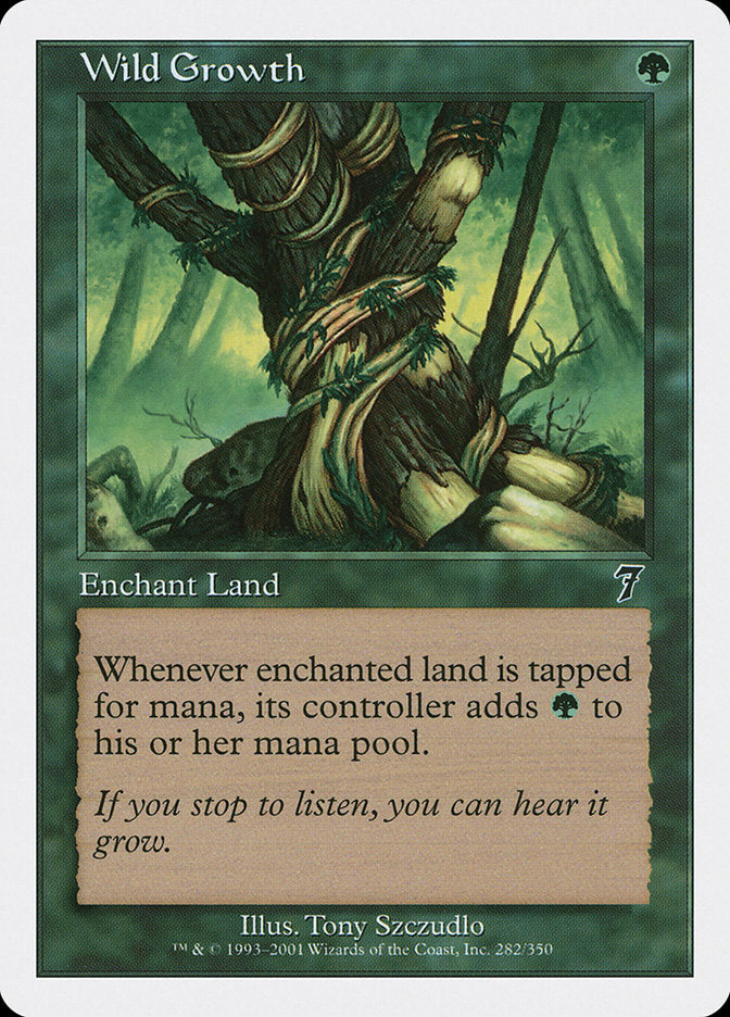 Wild Growth [Seventh Edition] Magic: The Gathering
