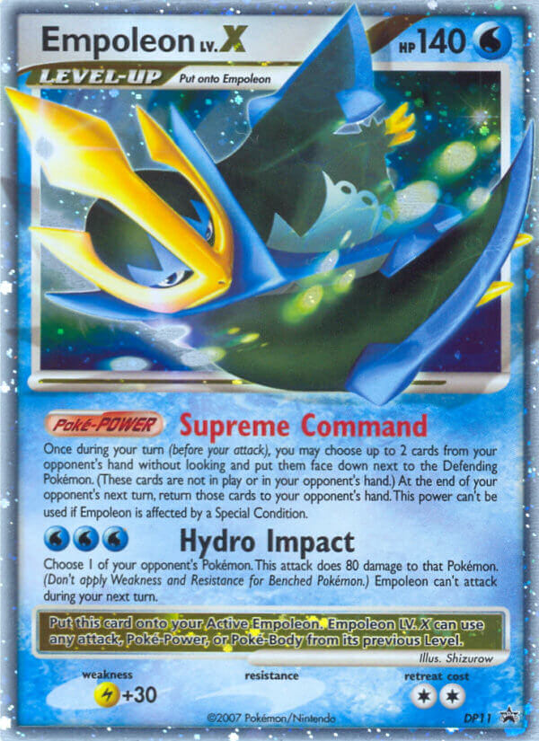 Empoleon LV.X (DP11) [Diamond & Pearl: Black Star Promos] Pokémon