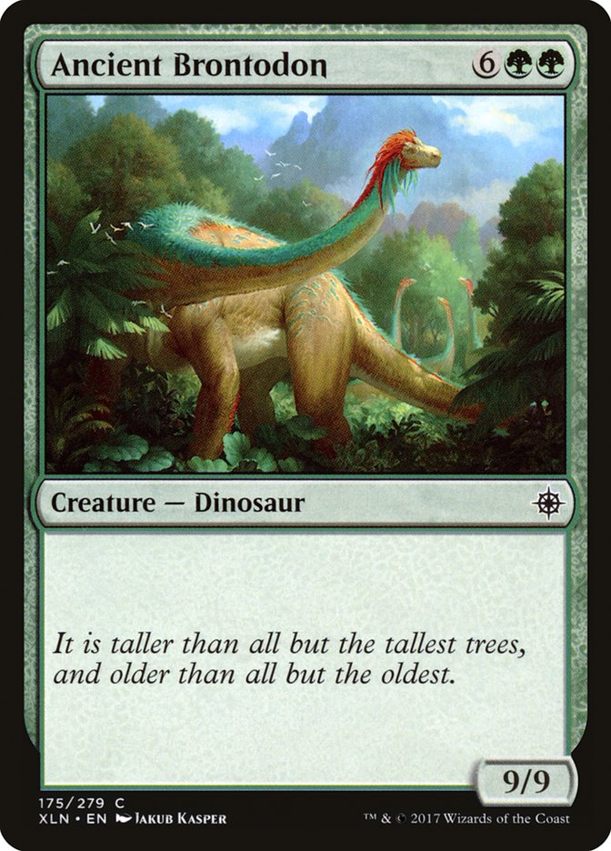 Ancient Brontodon [Ixalan] Magic: The Gathering