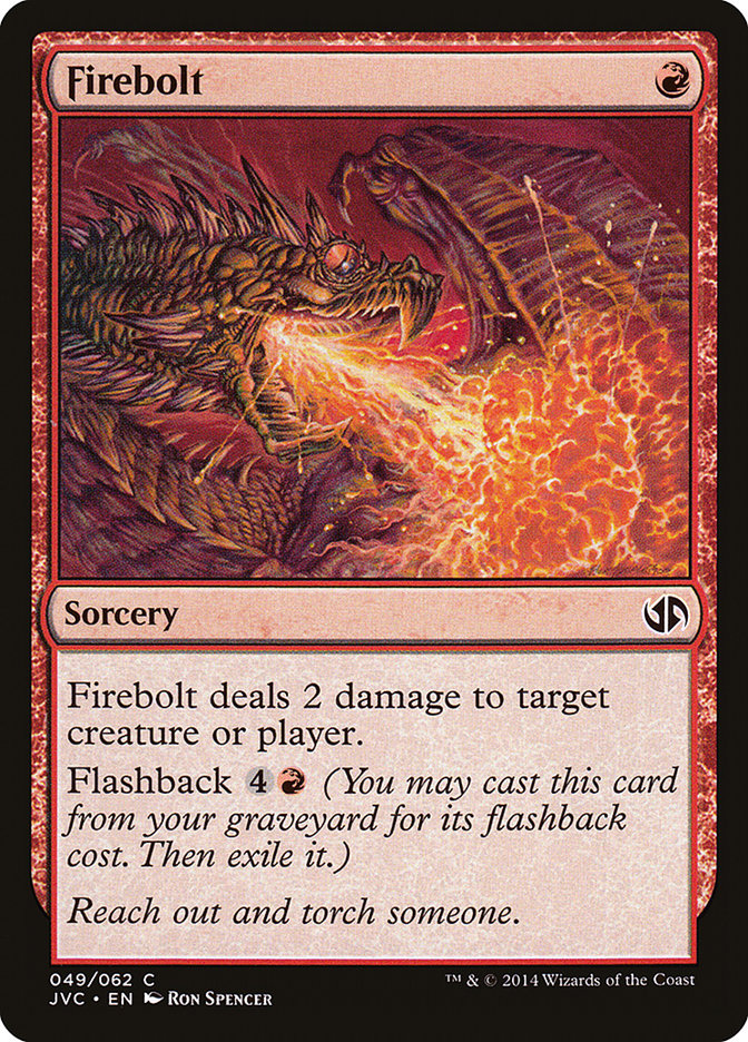 Firebolt [Duel Decks Anthology] Magic: The Gathering