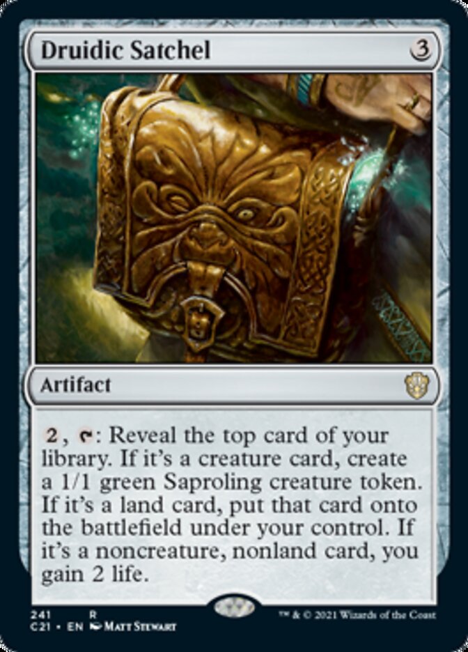 Druidic Satchel [Commander 2021] Magic: The Gathering