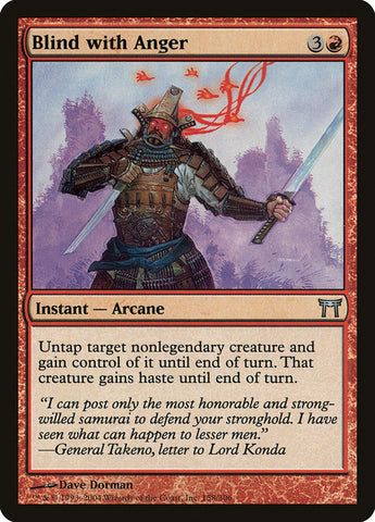 Blind with Anger [Champions of Kamigawa] Magic: The Gathering