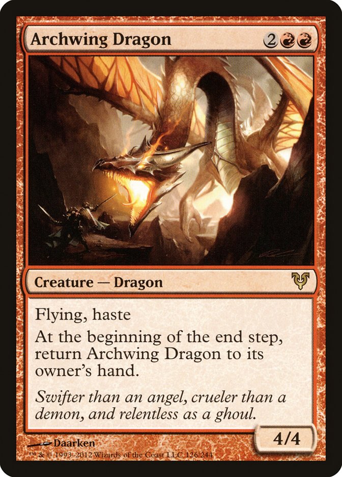 Archwing Dragon [Avacyn Restored] Magic: The Gathering