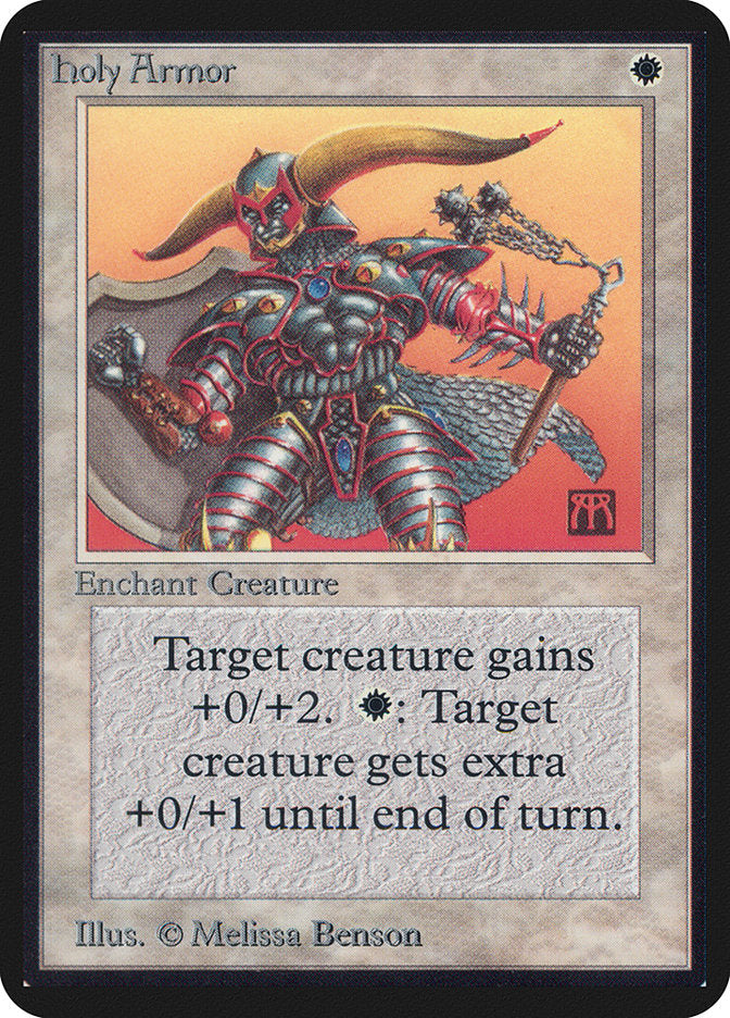 Holy Armor [Alpha Edition] Magic: The Gathering