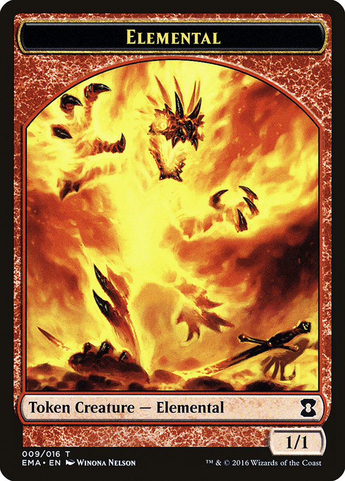 Elemental Token (009/016) [Eternal Masters Tokens] Magic: The Gathering