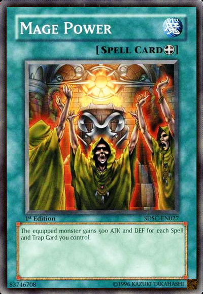 Mage Power [SDSC-EN027] Common Yu-Gi-Oh!