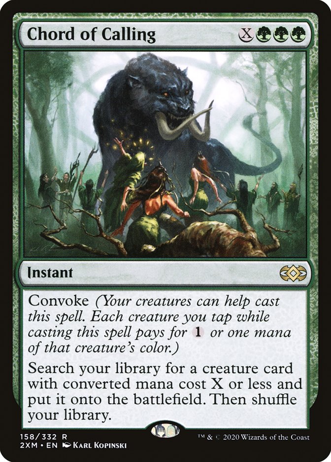 Chord of Calling [Double Masters] Magic: The Gathering