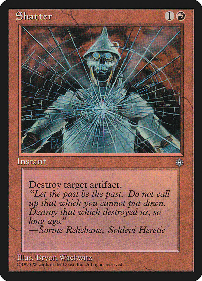 Shatter [Ice Age] Magic: The Gathering