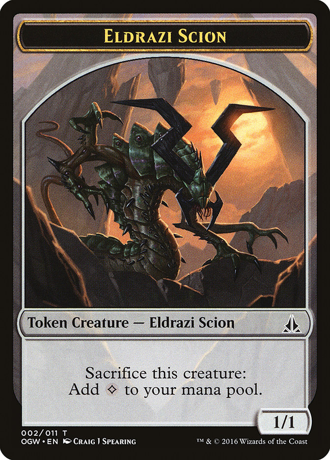 Eldrazi Scion Token (002/011) [Oath of the Gatewatch Tokens] Magic: The Gathering