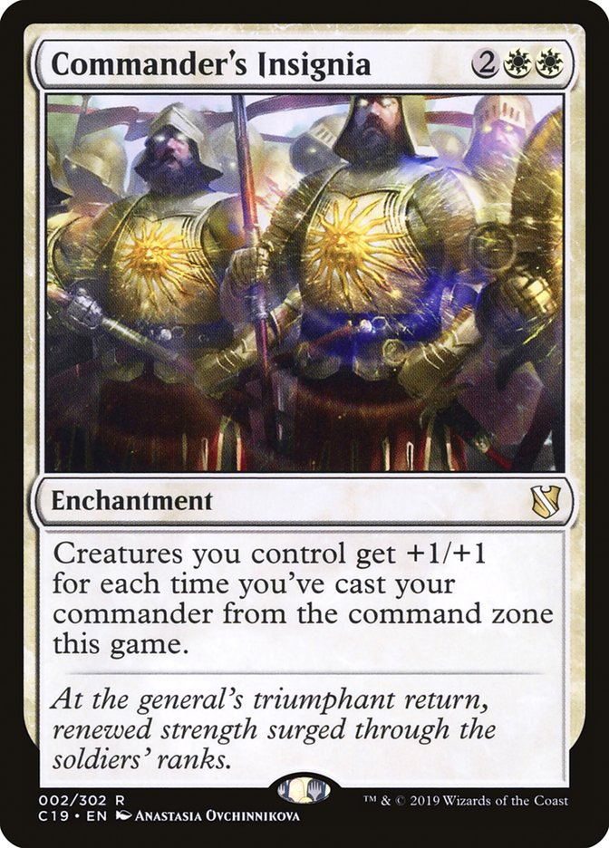 Commander's Insignia [Commander 2019] Magic: The Gathering