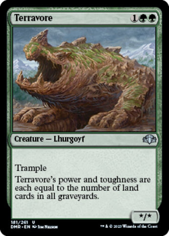 Terravore [Dominaria Remastered] Magic: The Gathering