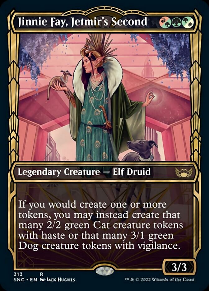 Jinnie Fay, Jetmir's Second (Showcase Golden Age) [Streets of New Capenna] Magic: The Gathering