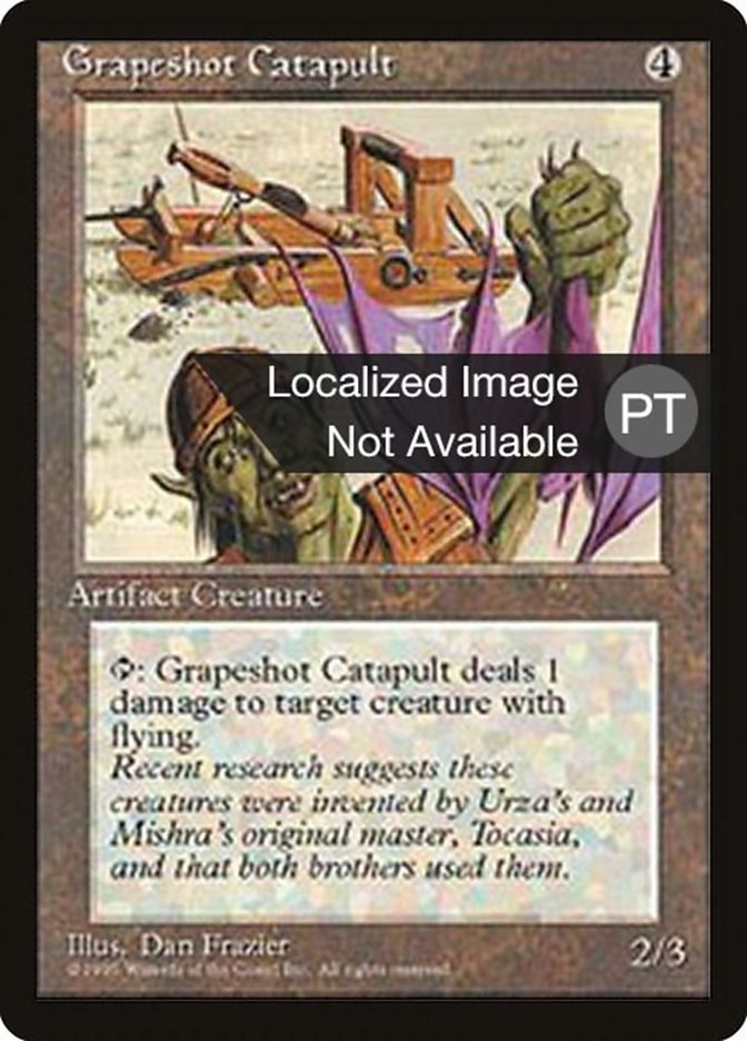 Grapeshot Catapult [Fourth Edition (Foreign Black Border)] Magic: The Gathering