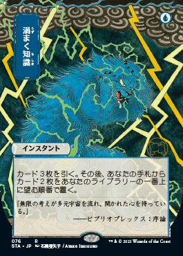 Brainstorm (Japanese Foil Etched) [Strixhaven: School of Mages Mystical Archive] Magic: The Gathering