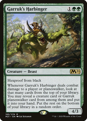Garruk's Harbinger [Core Set 2021] Magic: The Gathering