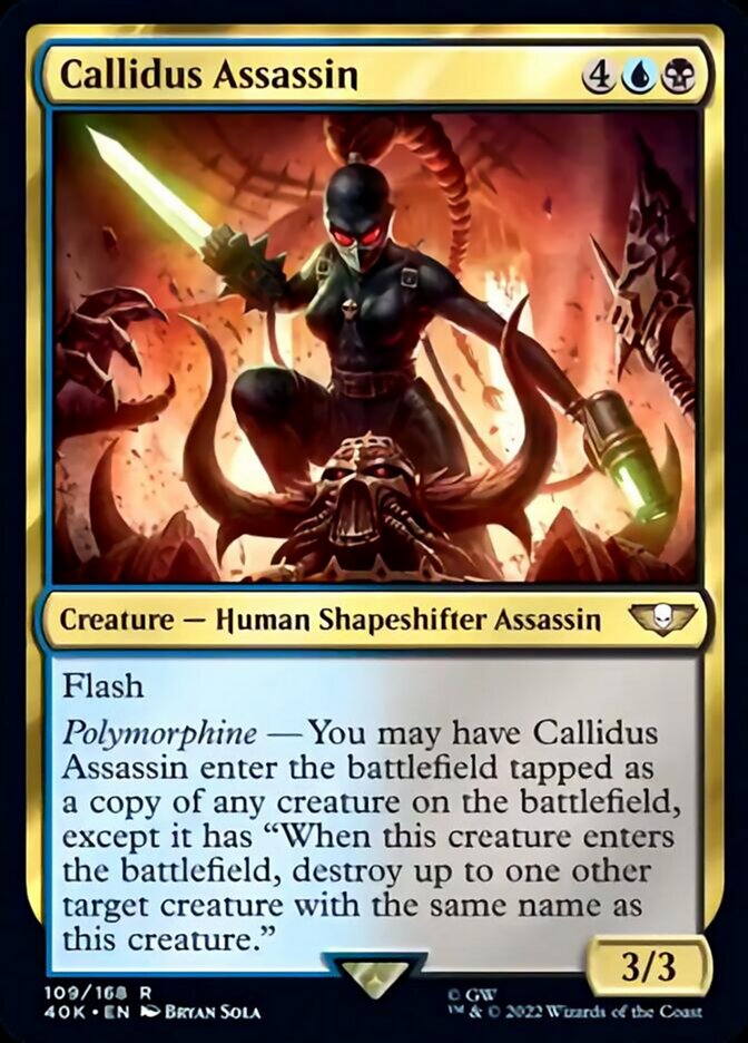 Callidus Assassin [Warhammer 40,000] Magic: The Gathering