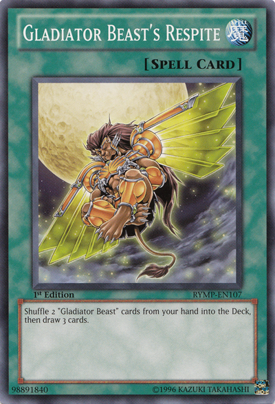 Gladiator Beast's Respite [RYMP-EN107] Common Yu-Gi-Oh!