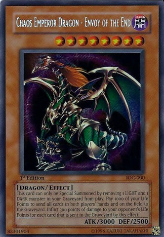 Chaos Emperor Dragon - Envoy of the End [IOC-000] Secret Rare Yu-Gi-Oh!
