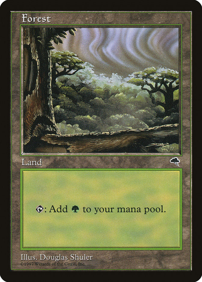 Forest (349) [Tempest] Magic: The Gathering