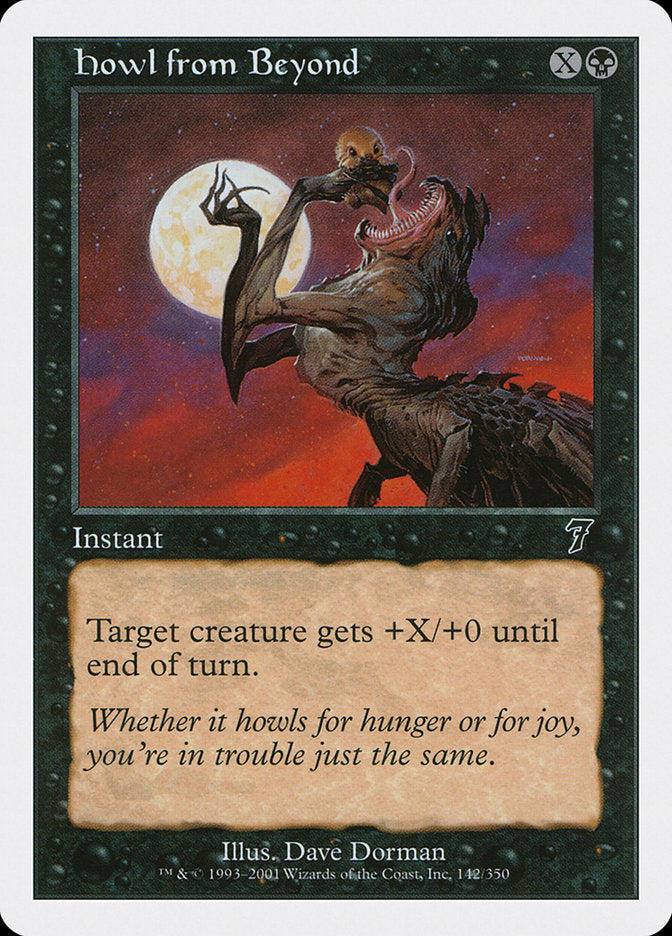 Howl from Beyond [Seventh Edition] Magic: The Gathering