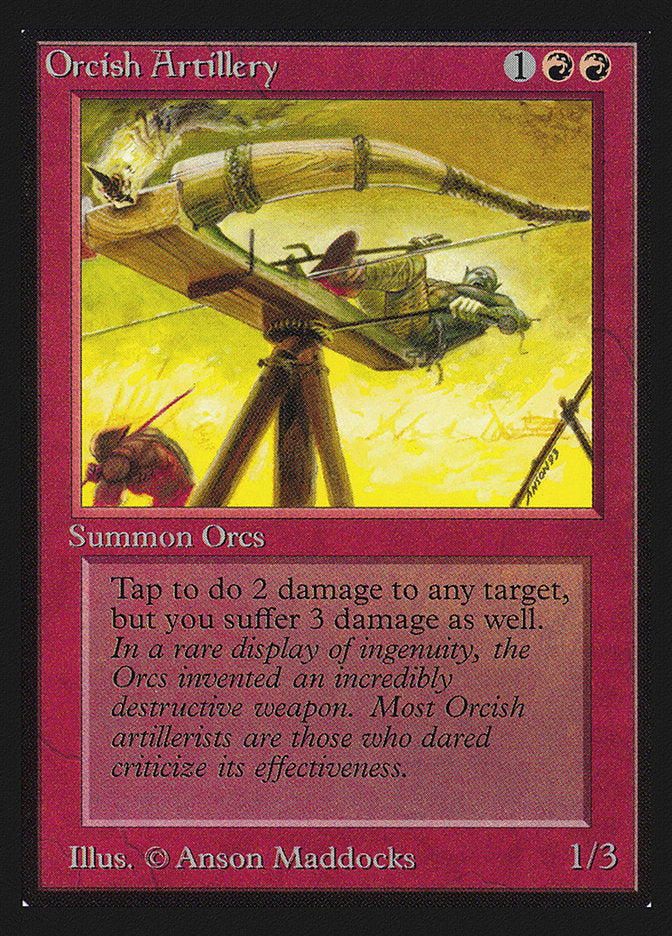 Orcish Artillery [International Collectors' Edition] Magic: The Gathering