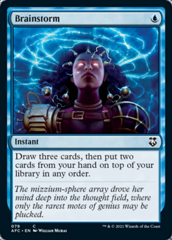 Brainstorm [Dungeons & Dragons: Adventures in the Forgotten Realms Commander] Magic: The Gathering