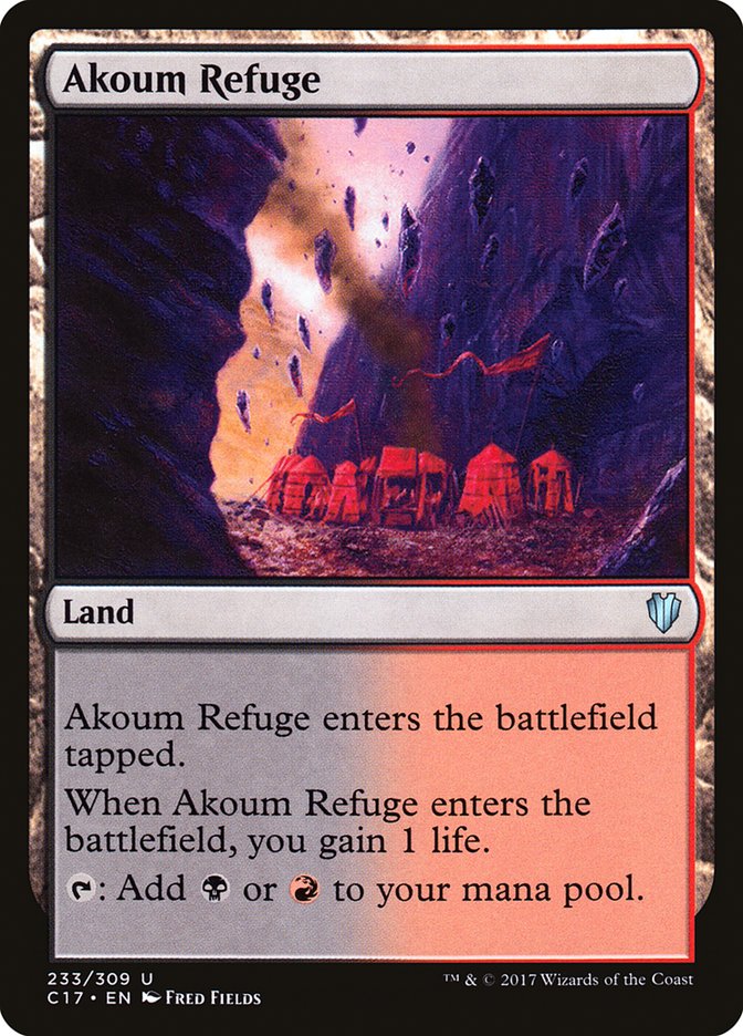 Akoum Refuge [Commander 2017] Magic: The Gathering