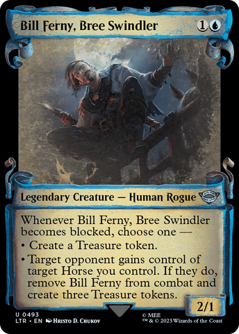 Bill Ferny, Bree Swindler [The Lord of the Rings: Tales of Middle-Earth Showcase Scrolls] Magic: The Gathering