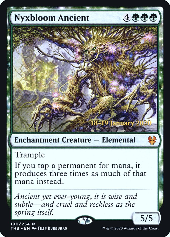 Nyxbloom Ancient [Theros Beyond Death Prerelease Promos] Magic: The Gathering