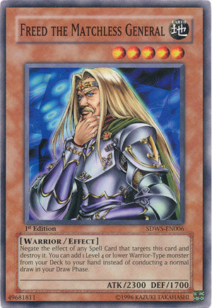 Freed the Matchless General [SDWS-EN006] Common Yu-Gi-Oh!