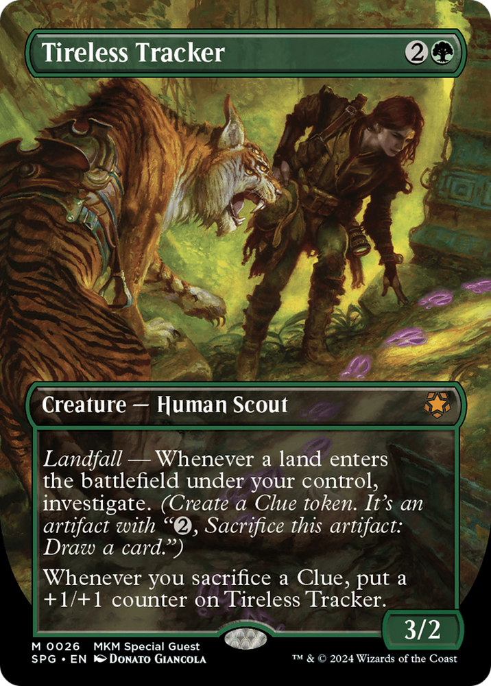 Tireless Tracker (Borderless) [Murders at Karlov Manor Special Guests] Magic: The Gathering