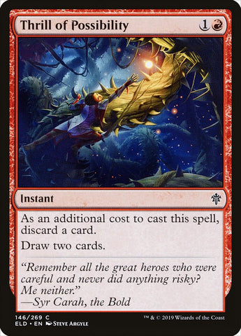 Thrill of Possibility [Throne of Eldraine] Magic: The Gathering