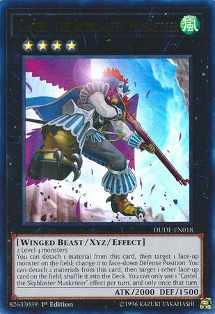 Castel, the Skyblaster Musketeer [DUDE-EN018] Ultra Rare Yu-Gi-Oh!