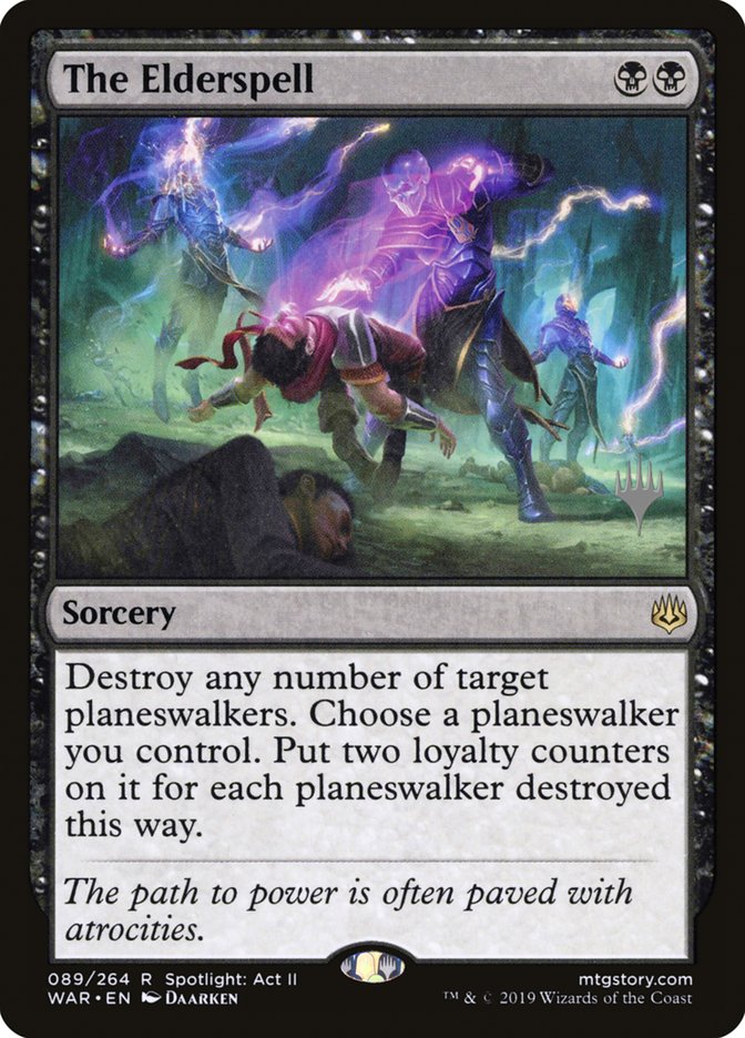 The Elderspell (Promo Pack) [War of the Spark Promos] Magic: The Gathering